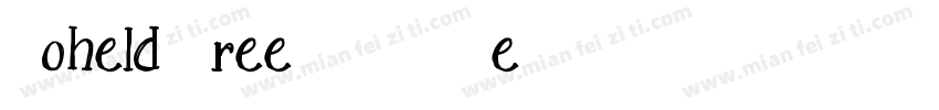 Boheld Free DEMO Re字体转换